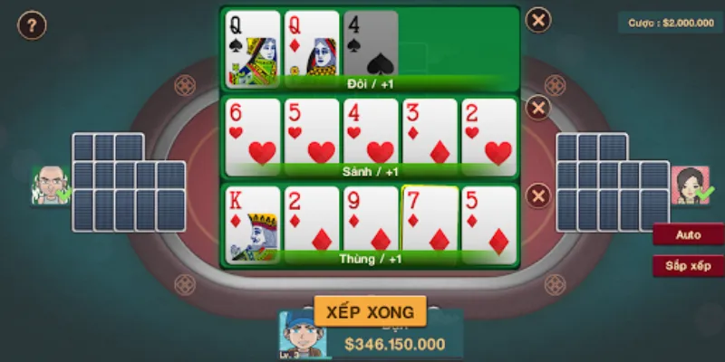 Các lỗi phổ biến khi xếp bài Mậu binh và cách xử lý hiệu quả