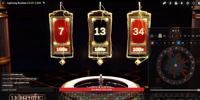 Bí quyết cược Lightning Roulette hiệu quả